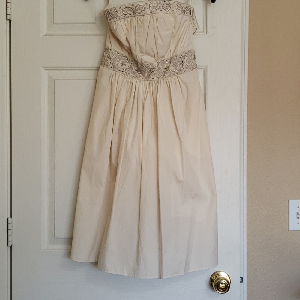 Banana Republic cream dress